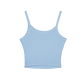 menos triste mas mami baby blue tank